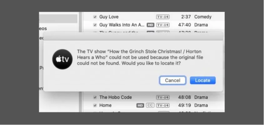 Apple removed “The Grinch” from their library in December 2019, and people who had bought the movie had their purchase revoked without any compensation or refund or a replacement. Apple also released a different version of the same film, available to be purchased for the same price, again, for the people who owned the previous version as well.