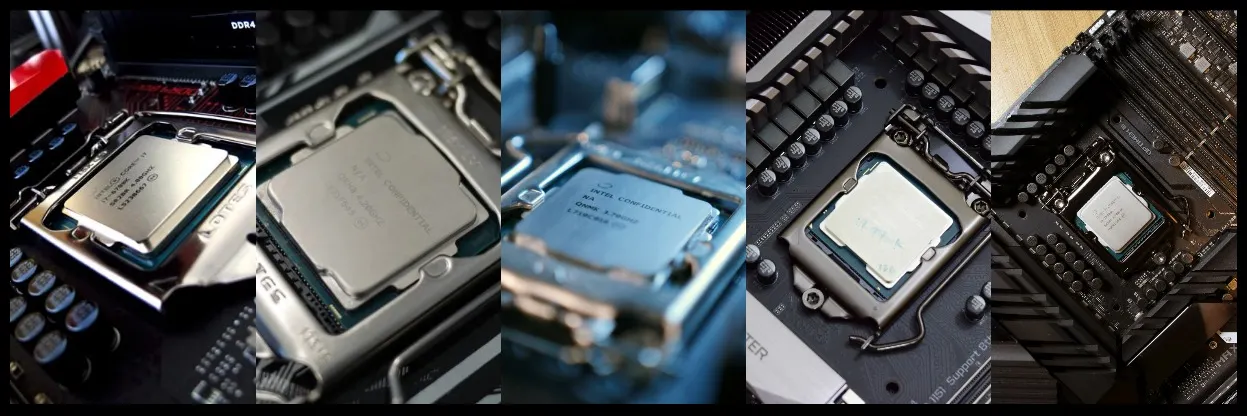 Intel's last 5 flagship consumer CPUs, released 2015–2019: the i7's 6700K, 7700K and 8700K and i9's 9900K and 10900K. All of them are the same process node. 5 generations of stagnation, when Intel's previous cadence meant a node change after the third.