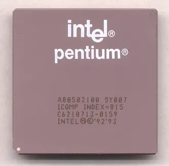 A 1996 Pentium. Credit: Wikimedia Commons